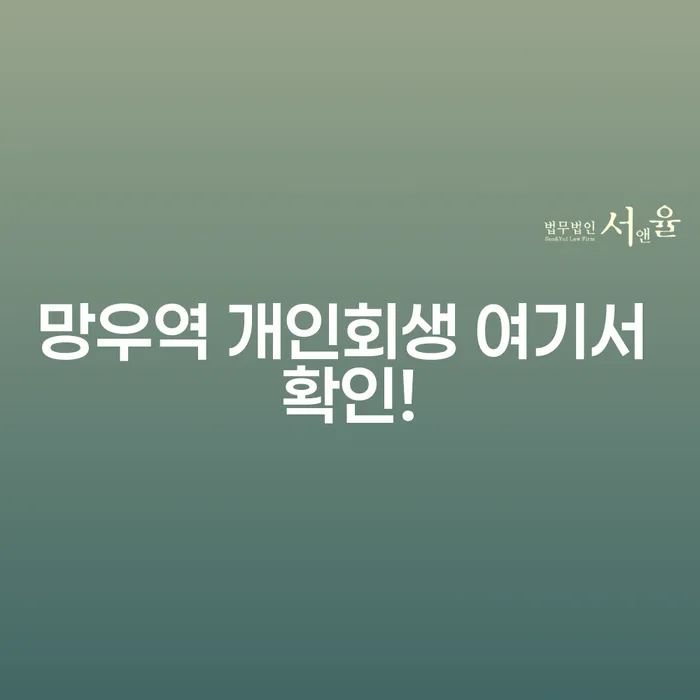 망우역 개인회생 여기서 확인!