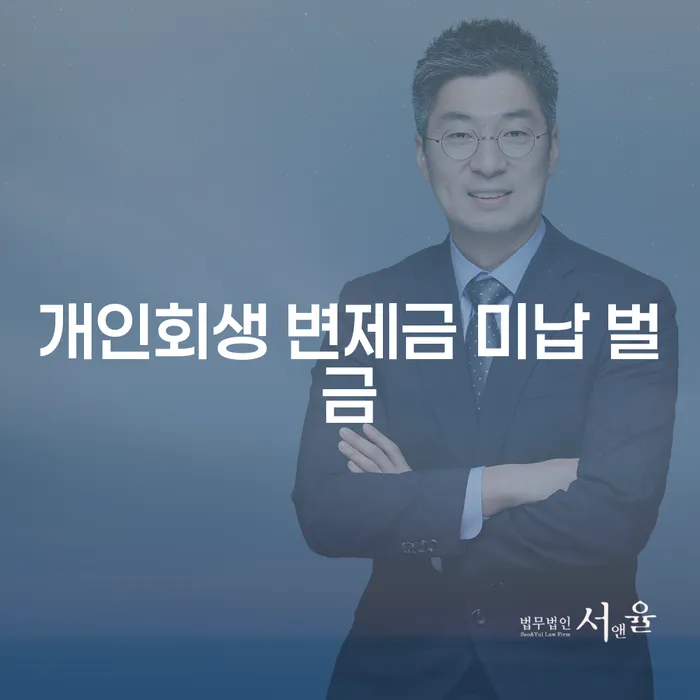 개인회생 변제금 미납 벌금, 어떻게 해결할 수 있을까요?