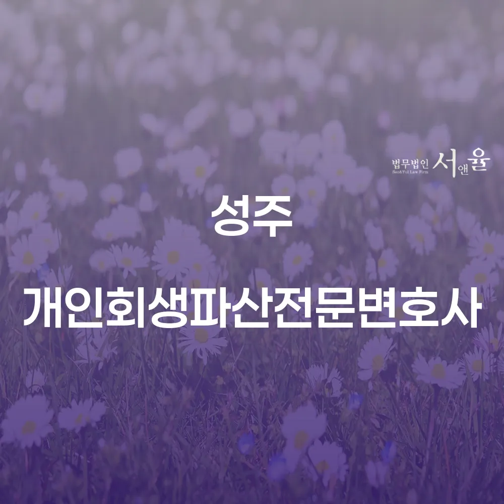 성주 개인회생파산전문변호사와 함께하는 새로운 시작