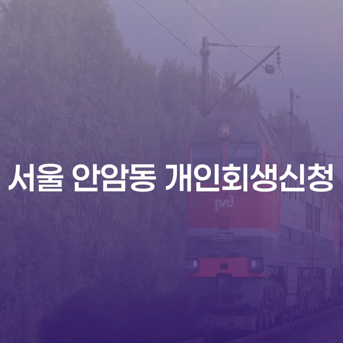 서울 안암동 개인회생신청, 어떻게 해야 할까요?